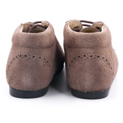 Boni Richard - chaussures bébé classique en daim - Grise