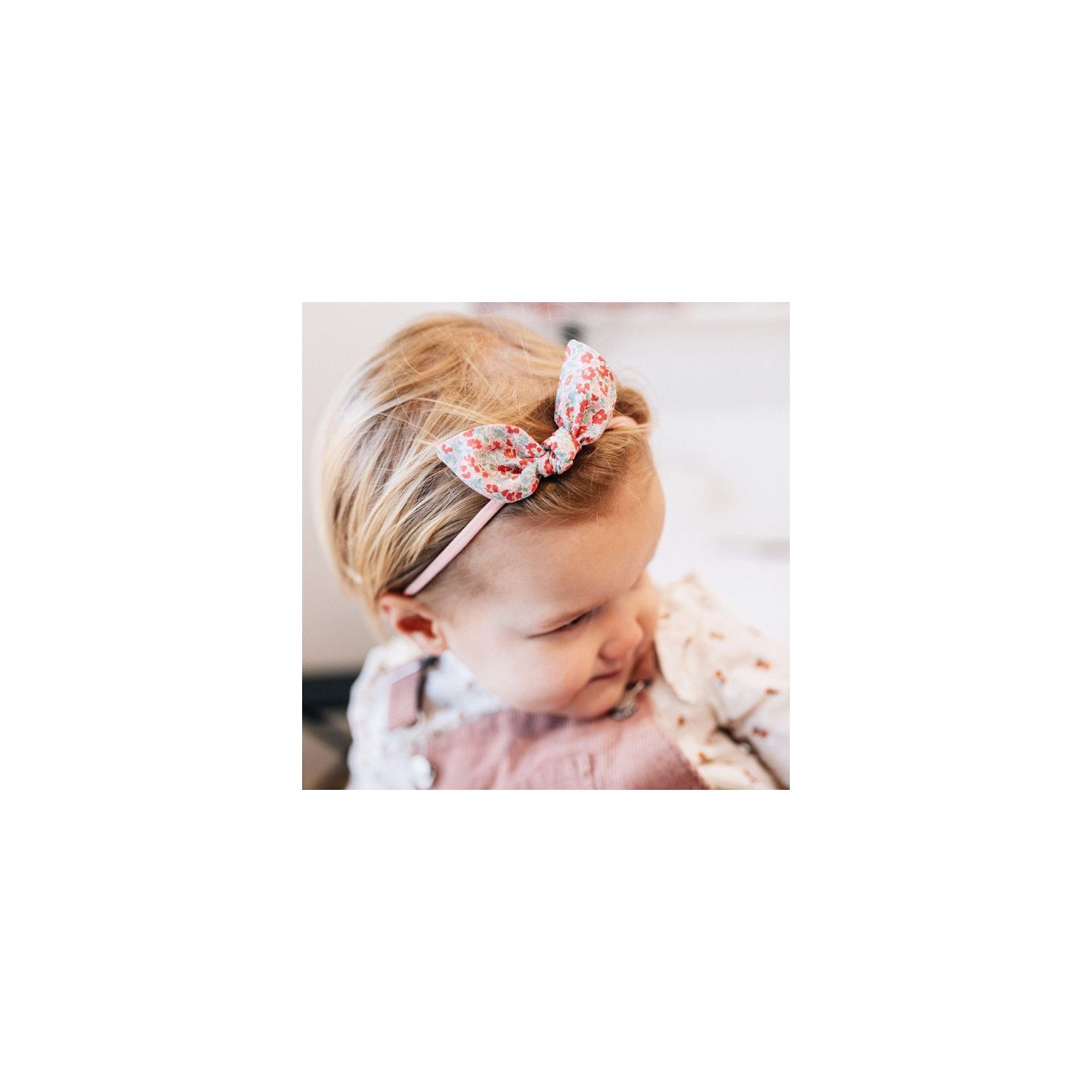 Headband bébé liberty Rose - ULKA