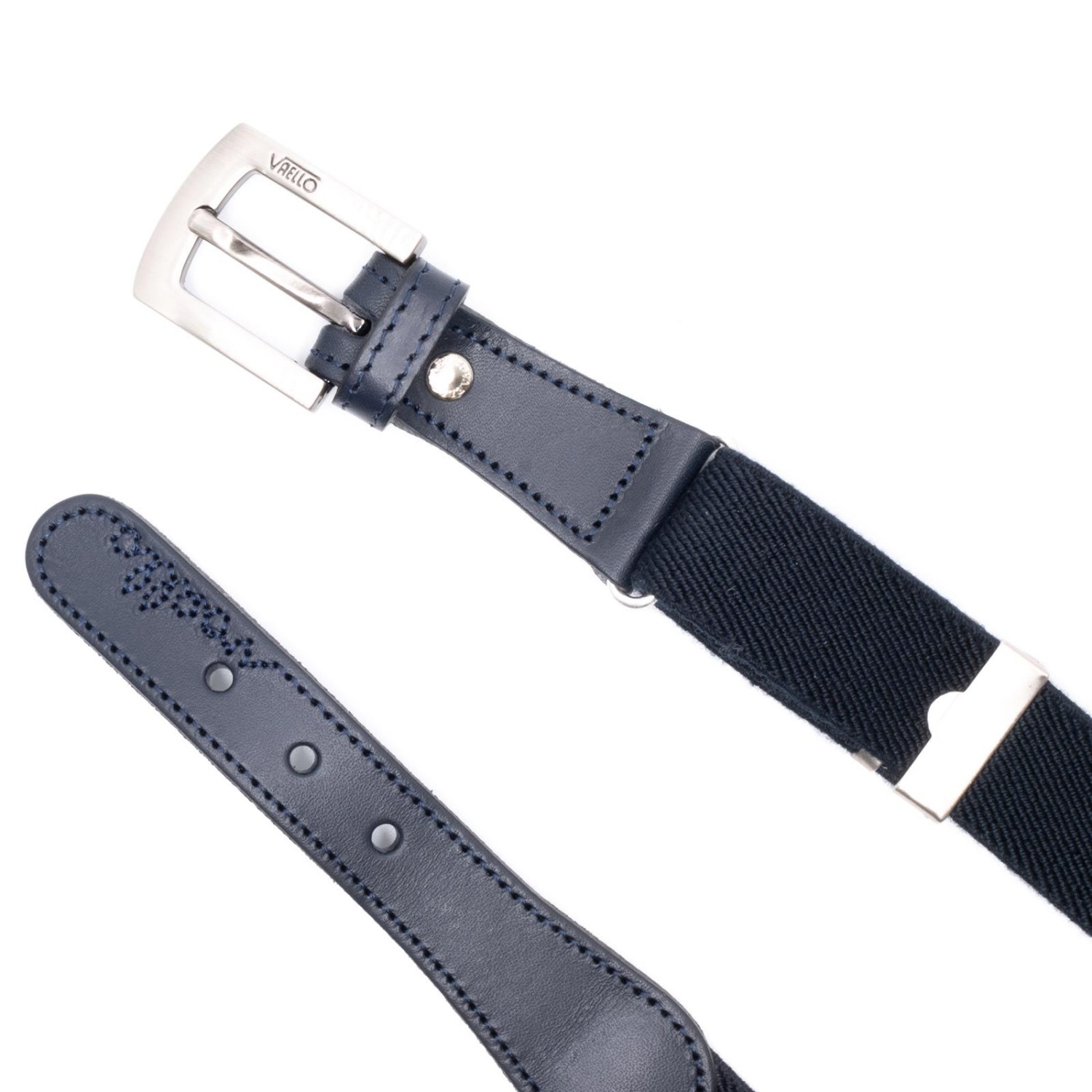 Kids Elastic Stretch Adjustable Belt - Navy Blue