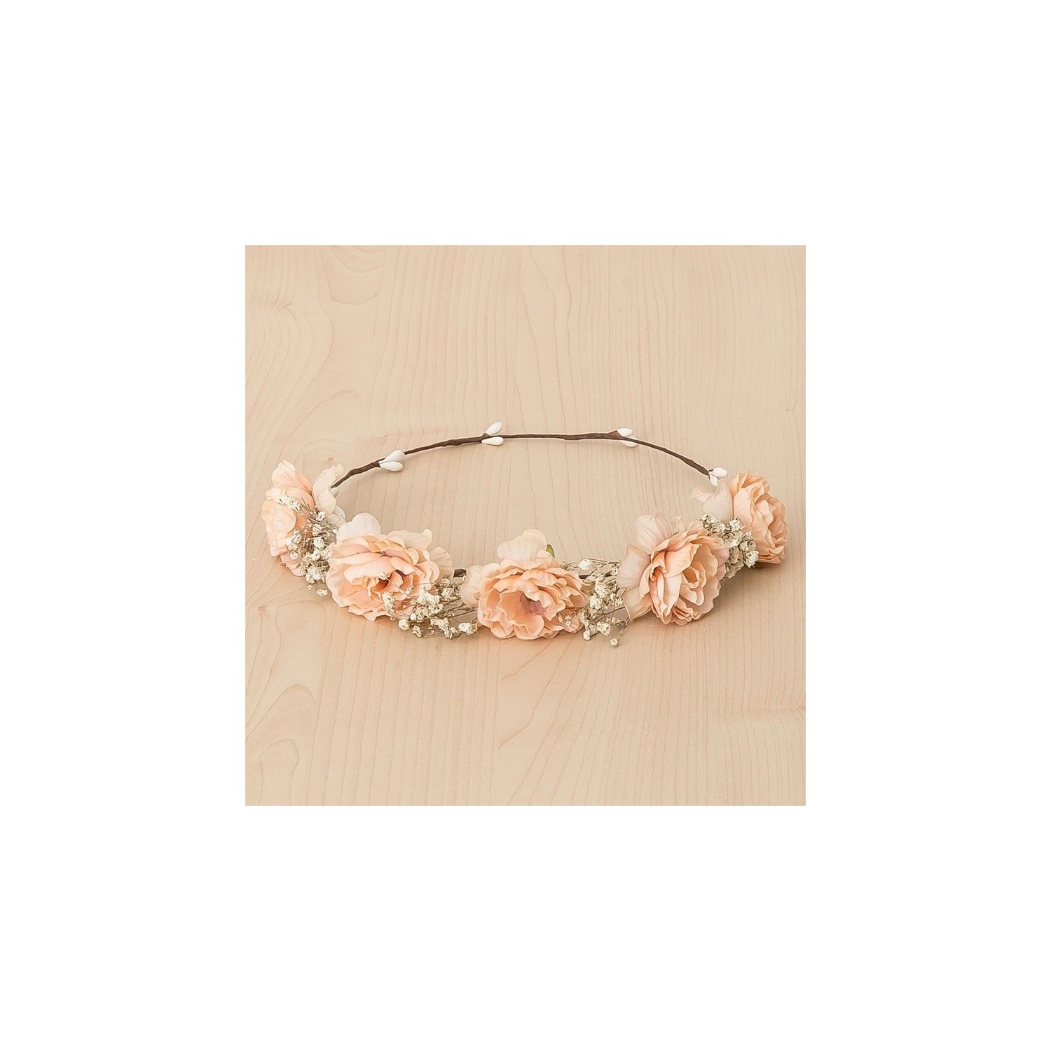 Couronne de fleurs - 5 Roses