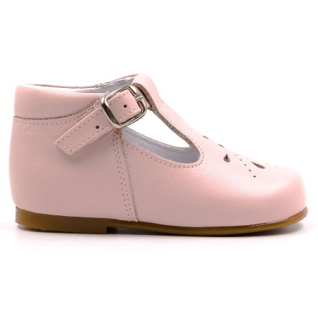 Boni Carol - Leather Buckle First Walking Shoes