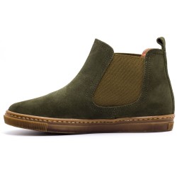 Boni Kola - boots enfant en daim vert