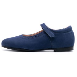 Boni Blandine - babies fille - Nubuck Bleu Marine