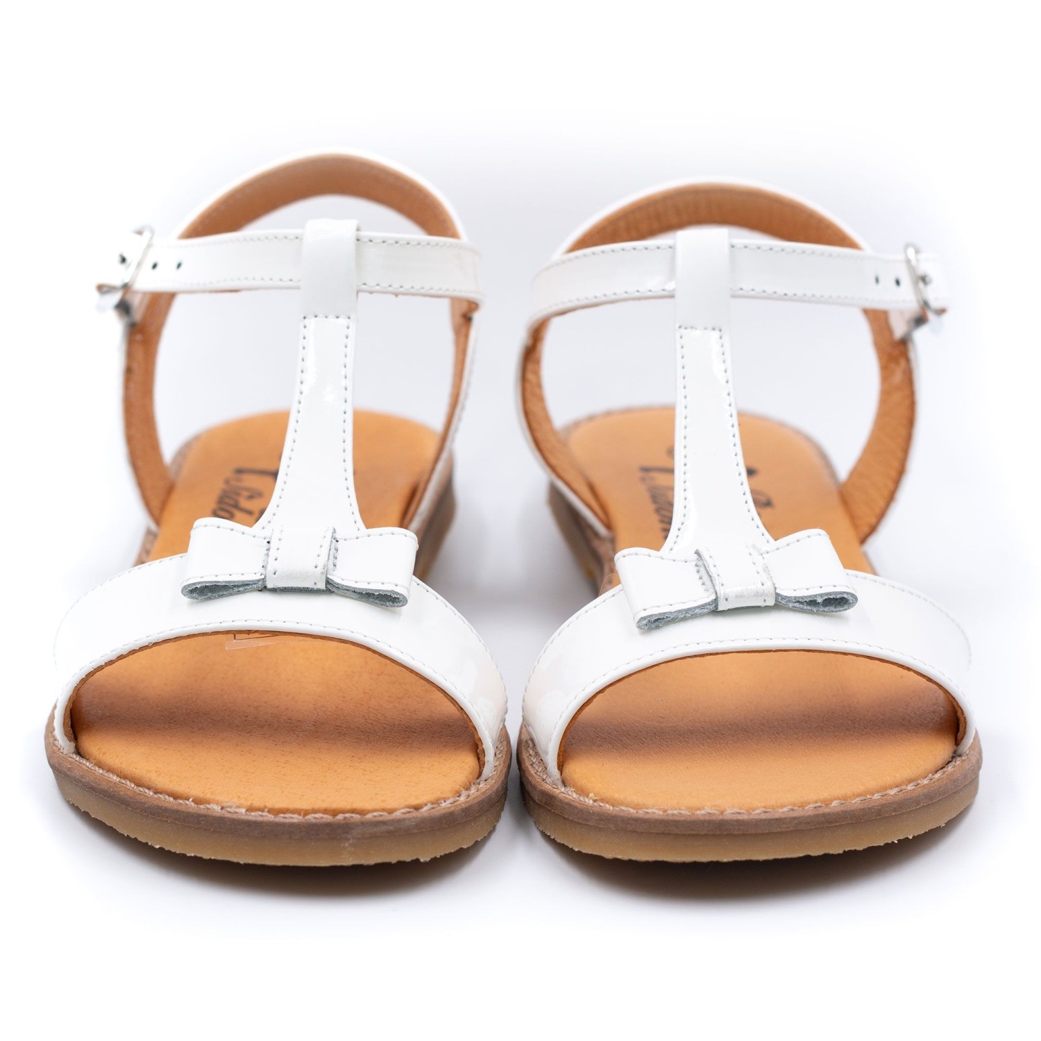 Boni Blanca - patent girls sandals