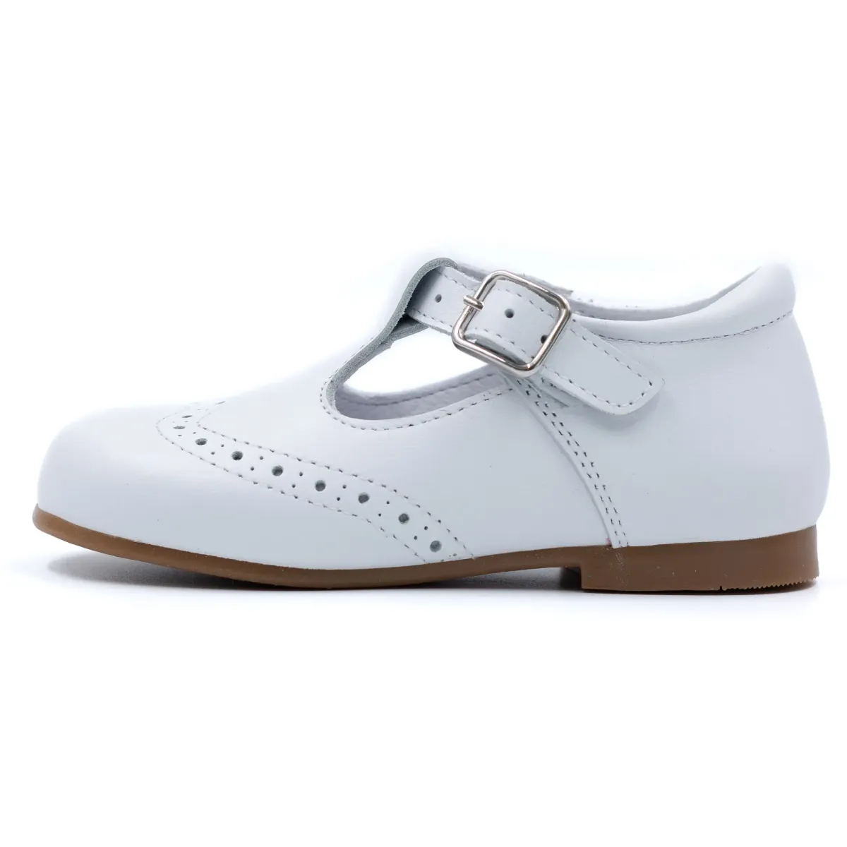 Leather Buckle First Walking Shoes, Boni César